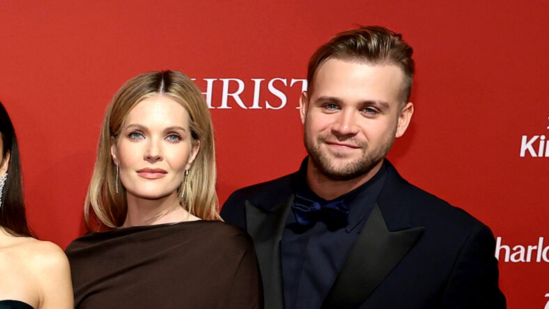 Meghann Fahy and Leo Woodall at King's Trust event