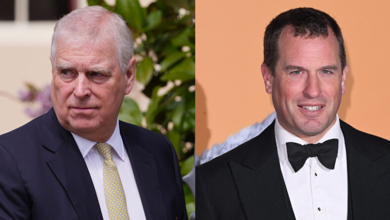 Ex Prince Andrew and Peter Phillips