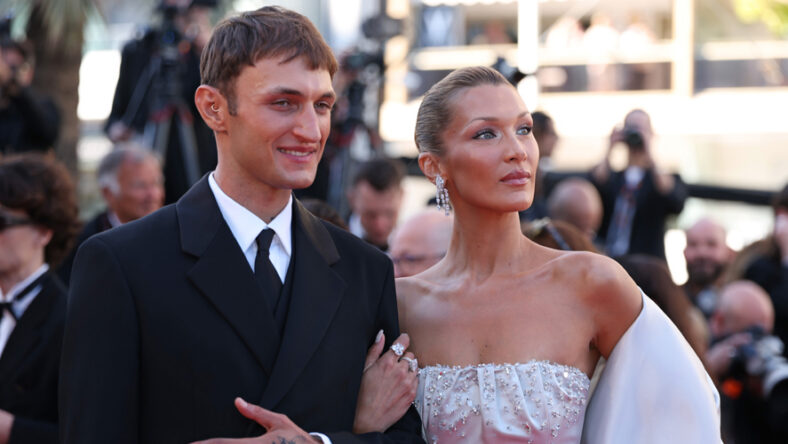 Bella Hadid and Anward Hadid attend Garance premiere at Cannes