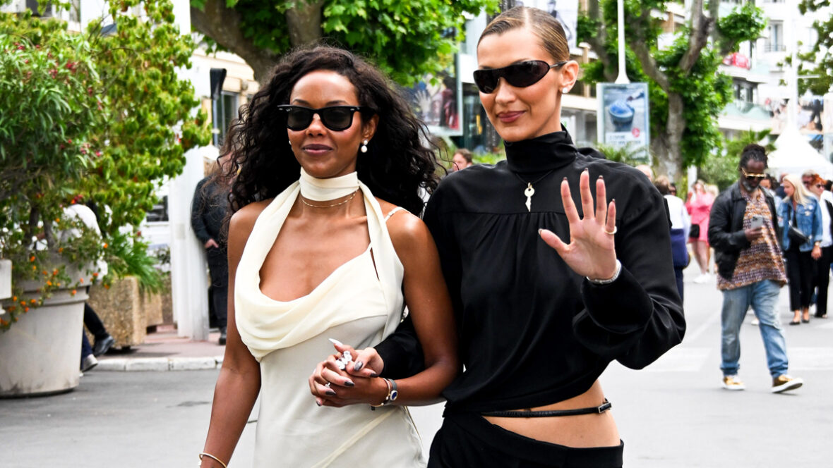 Bella Hadid Holds Hands with Longtime Friend Fanny Bourdette-Donon as They Step Out During Cannes Film Festival 2026