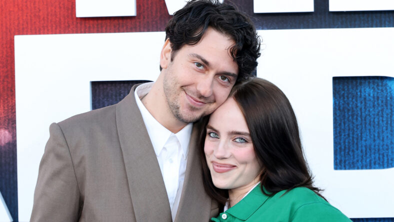 Billie Eilish Nat Wolff at concert movie premiere