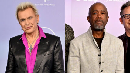 Billy Idol and Darius Rucker at AMAs