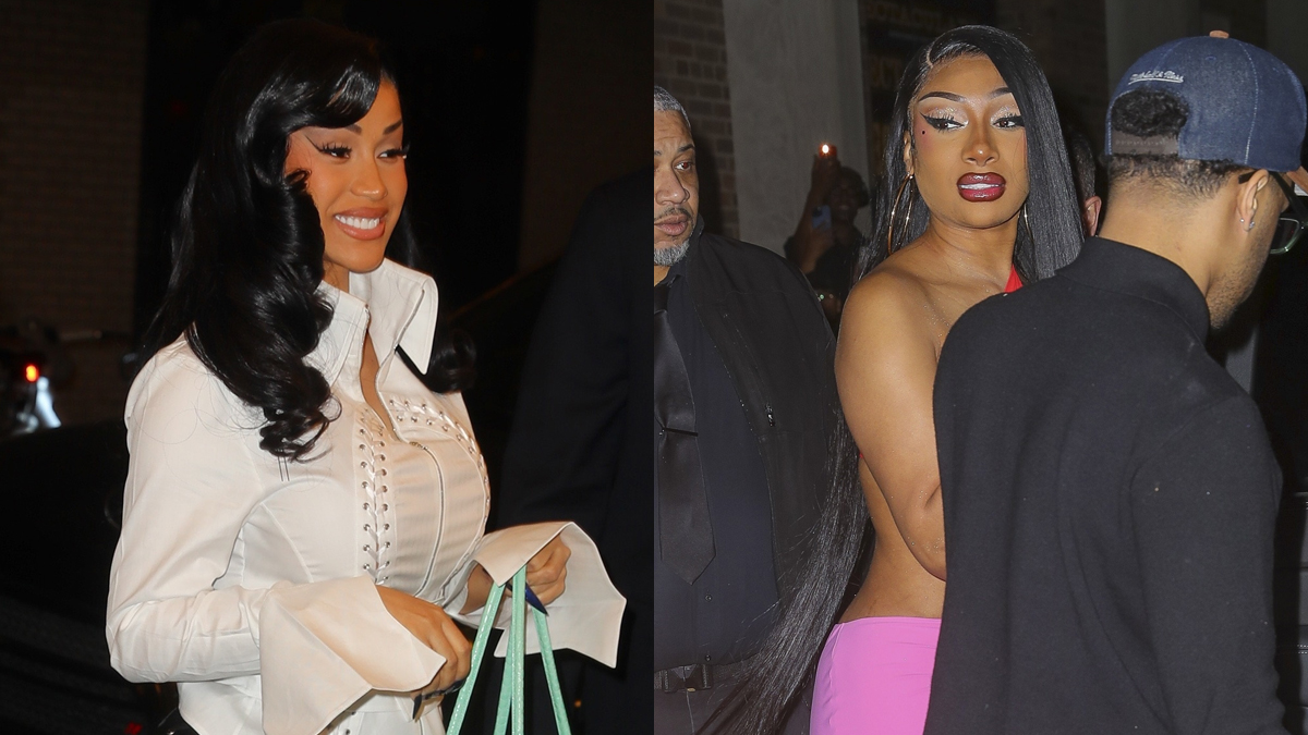 Cardi B Steps Out to Support Megan Thee Stallion at Final ‘Moulin Rouge’ Performance on Broadway