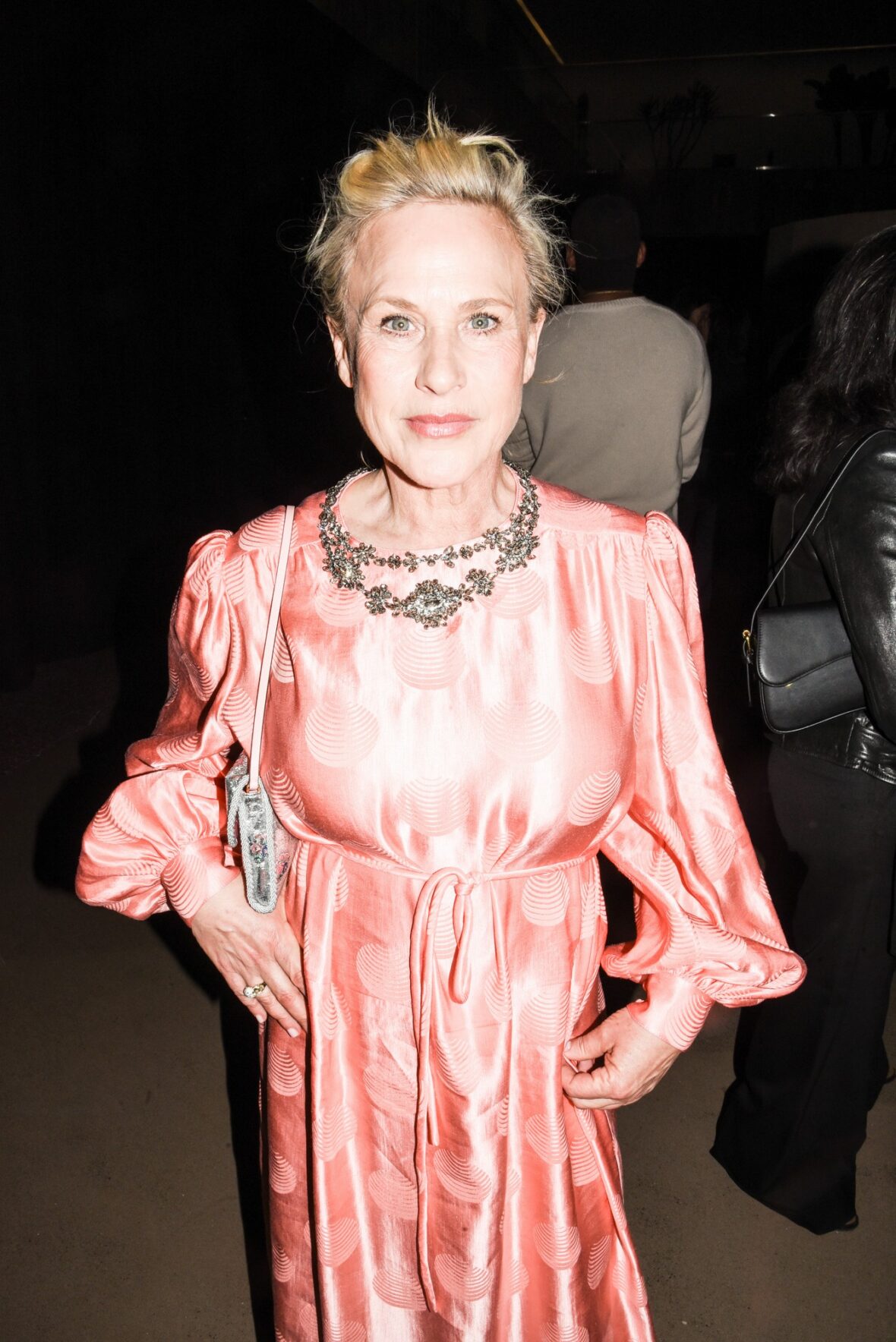 Patricia Arquette na festa do Valentino com Alessandro Michele