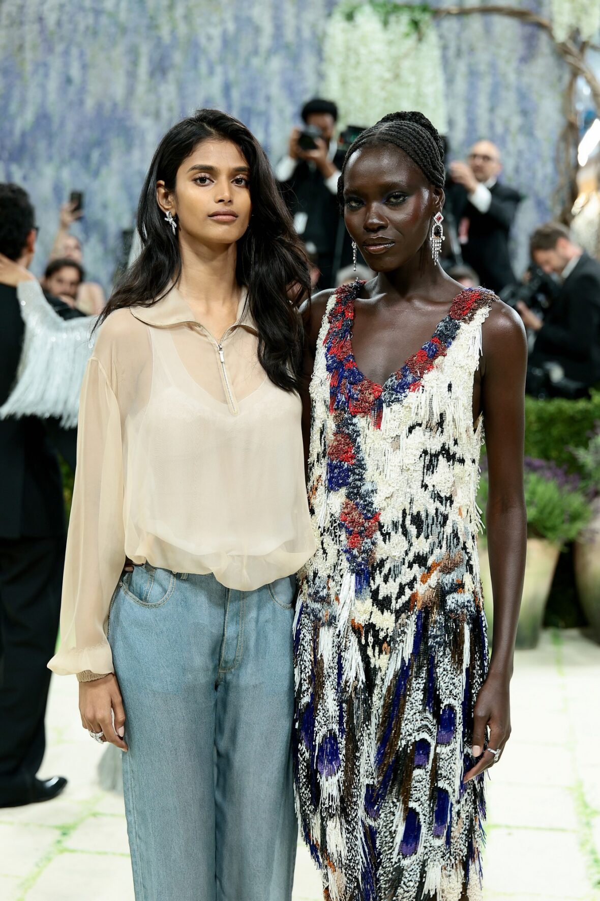 Bhavitha Mandava & Awar Odhiang at the Met Gala