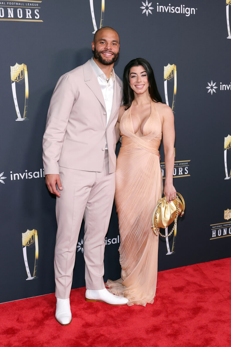 Dak Prescott com Sarah Jane Ramos