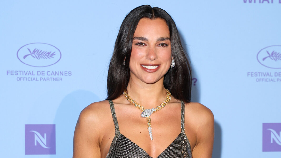 Dua Lipa Slays in Silver as She Steps Out for Nespresso Event in Cannes