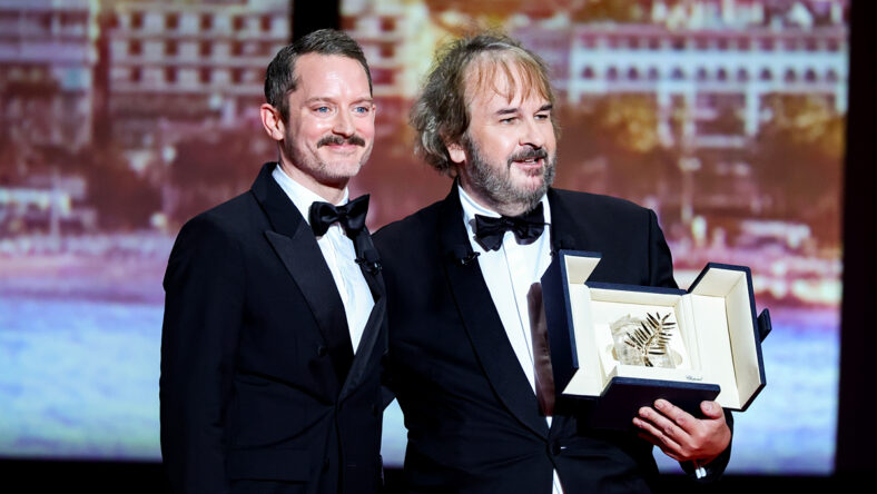 Elijah Wood and Peter Jackson at Cannes Film Festival