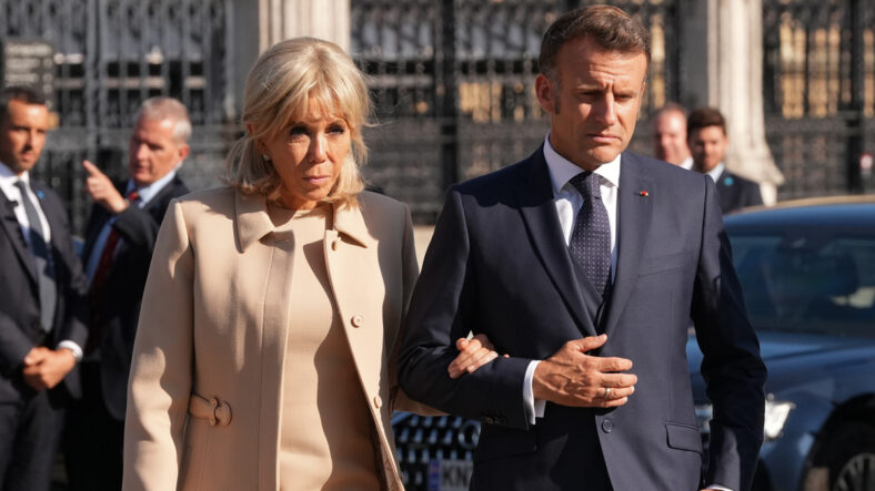 Brigitte Macron and Emmanuel Macron