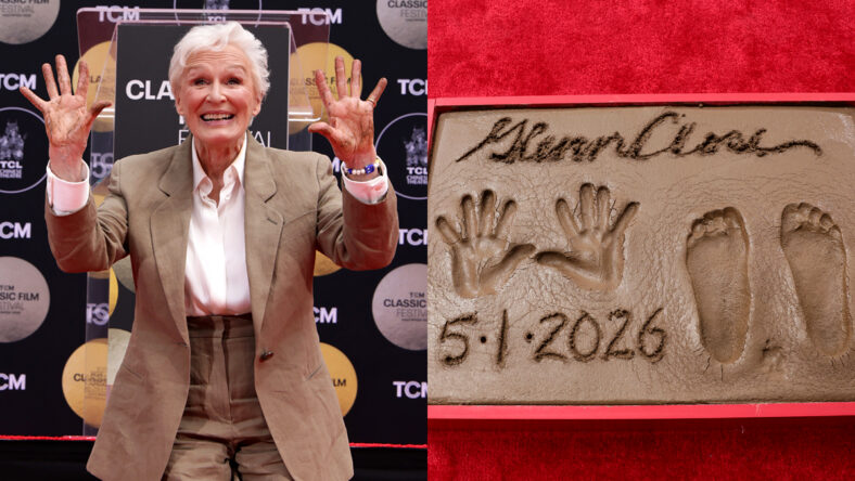 Glenn Close at Hand and Footprint ceremony in Hollywood