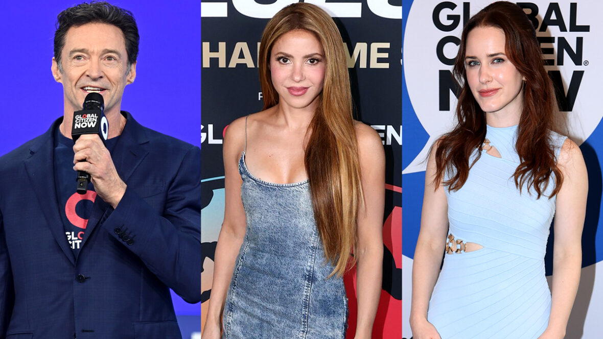 Hugh Jackman Joins Shakira, Rachel Brosnahan & More at Global Citizen NOW 2026