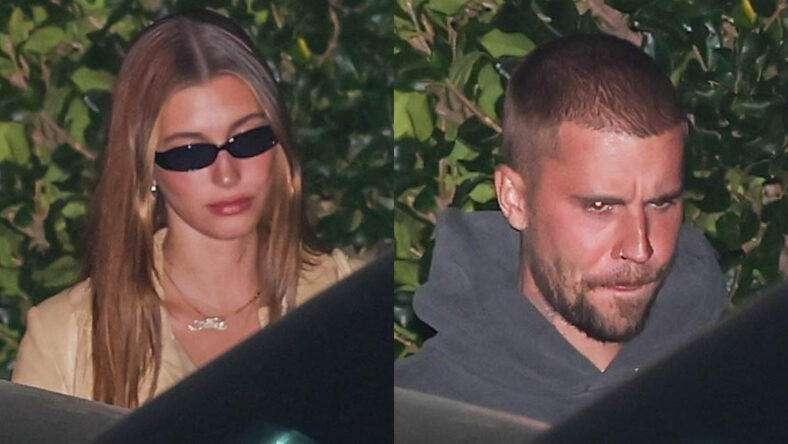 Hailey Bieber dinner at Nobu