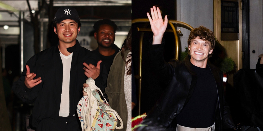 images of Connor Storrie & Hudson Williams out separately in NYC