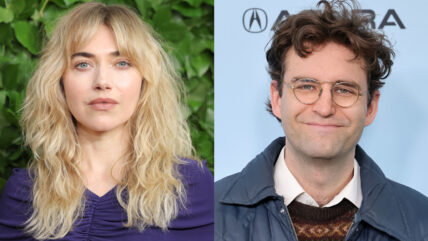 Imogen Poots John Reynolds stock photo