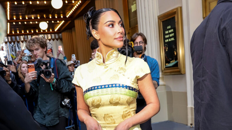 Kim Kardashian at The Fear of 13 on Broadway