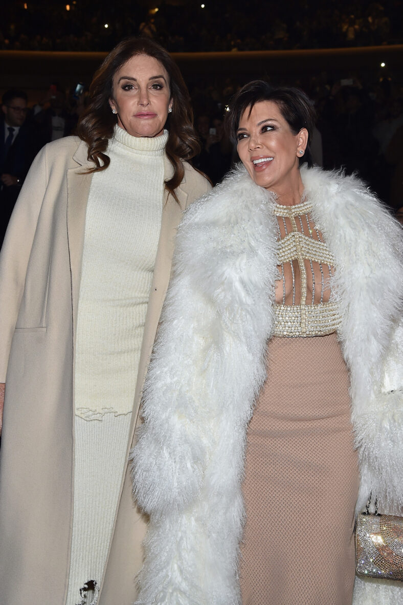 Caitlyn Jenner and Kris Jenner stock image