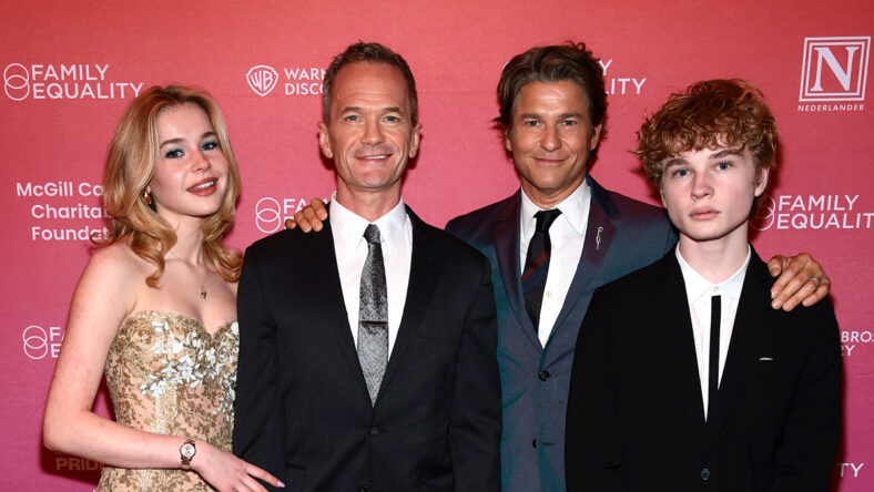 Neil Patrick Harris and family at Family Equality Gala