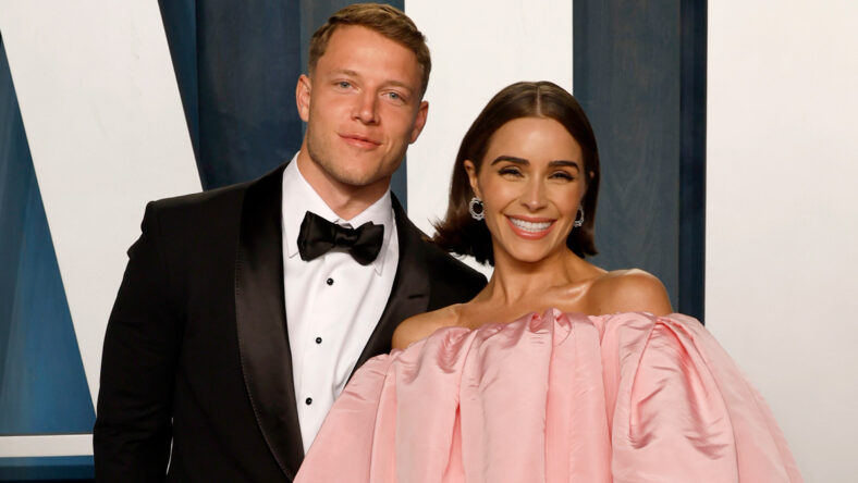 Christian McCaffrey and Olivia Culpo