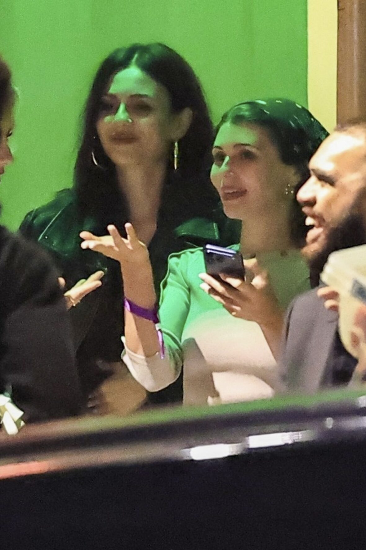 Olivia Jade, Victoria Justice, and David Dobrik at Alba Restaurant in LA
