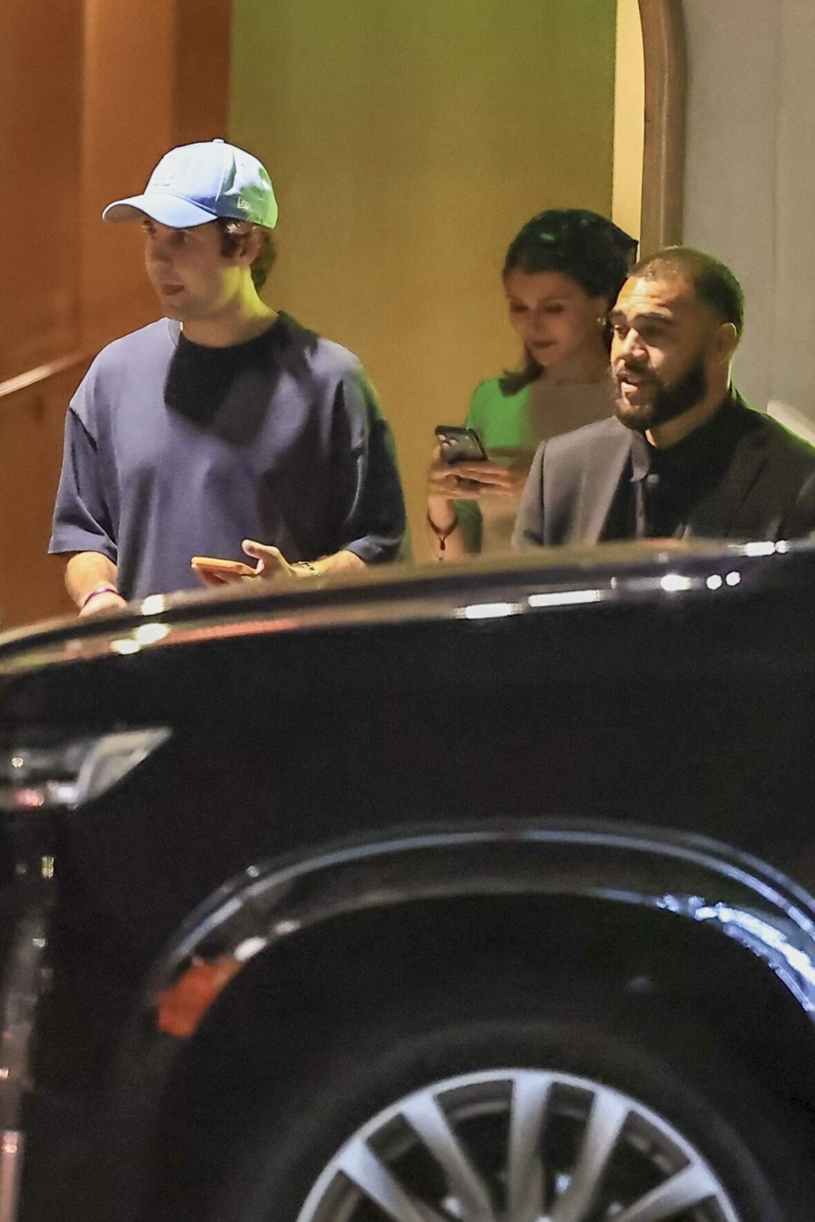 Olivia Jade, Victoria Justice, and David Dobrik at Alba Restaurant in LA