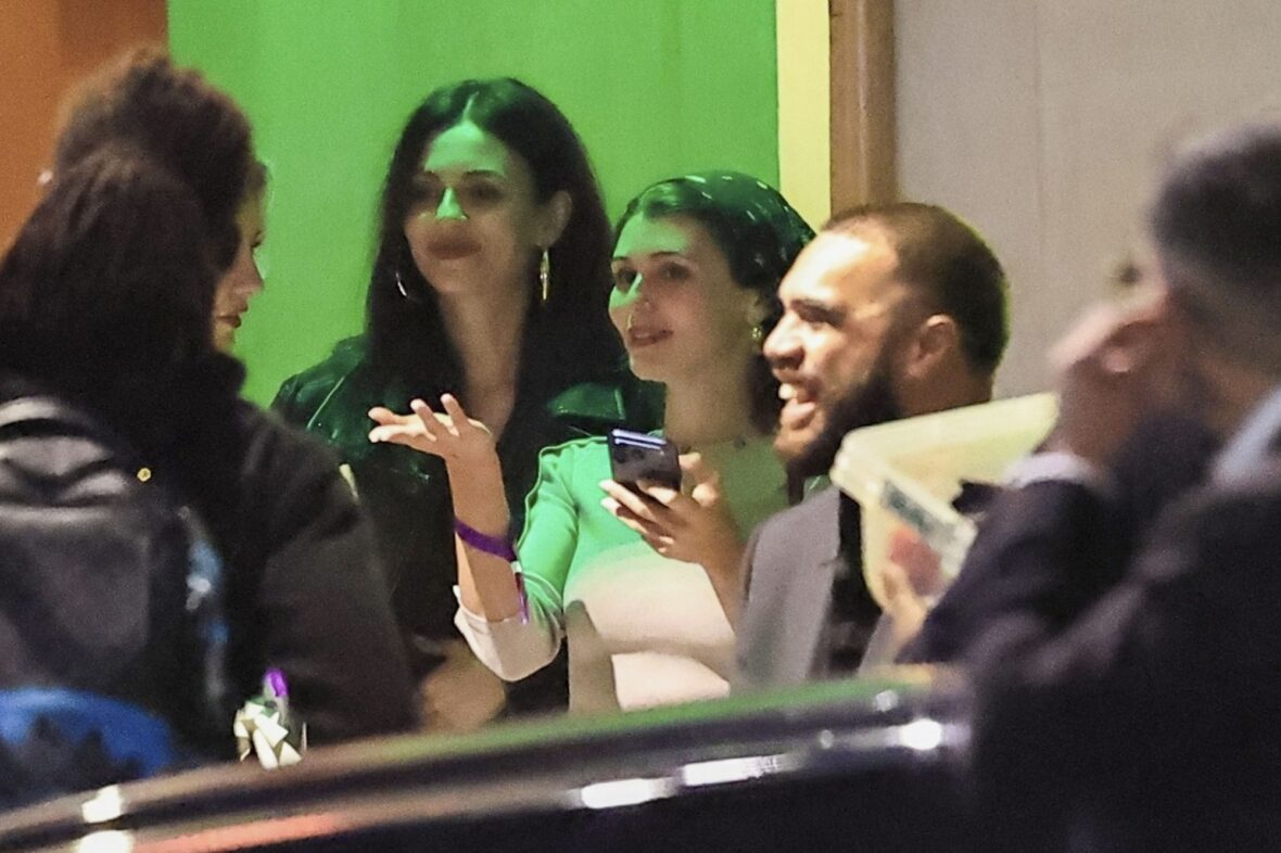 Olivia Jade, Victoria Justice, and David Dobrik at Alba Restaurant in LA
