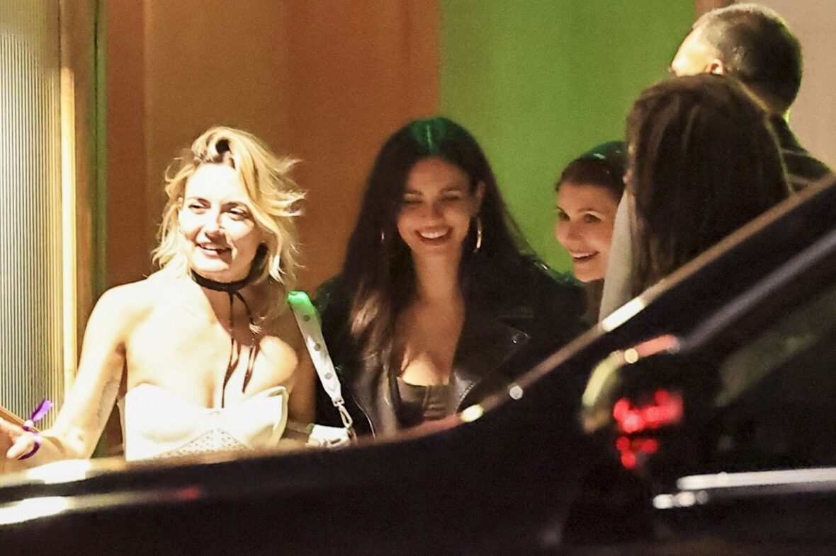 Olivia Jade, Victoria Justice, and David Dobrik at Alba Restaurant in LA