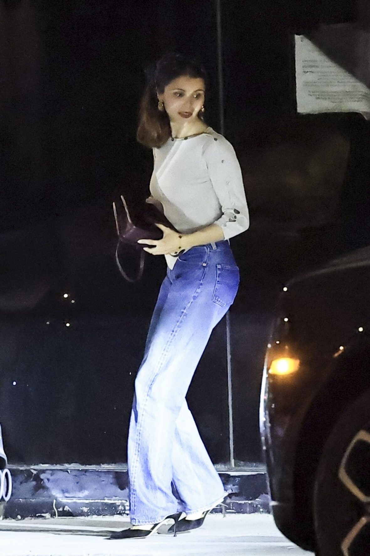 Olivia Jade, Victoria Justice, and David Dobrik at Alba Restaurant in LA