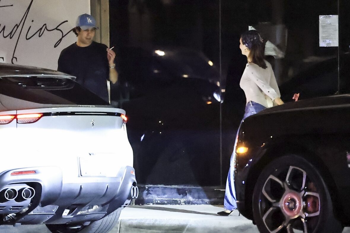 Olivia Jade, Victoria Justice, and David Dobrik at Alba Restaurant in LA