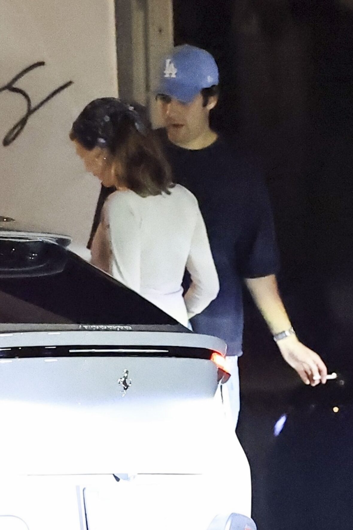 Olivia Jade, Victoria Justice, and David Dobrik at Alba Restaurant in LA