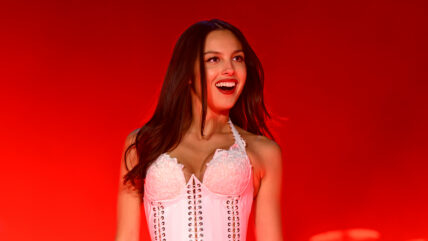 Olivia Rodrigo on stage