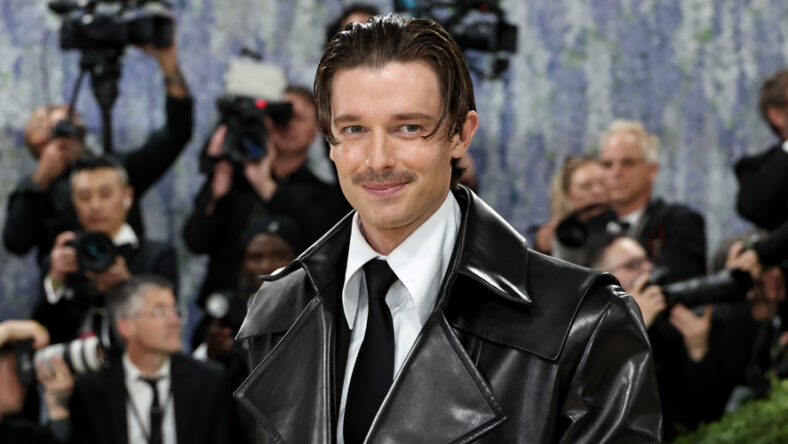 Patrick Schwarzenegger arrives at Met Gala