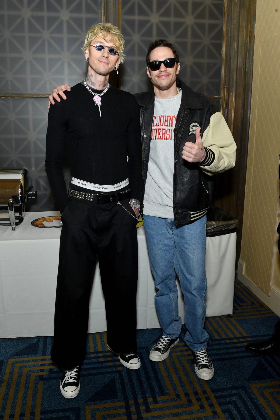 MGK and Pete Davidson in Manhattan