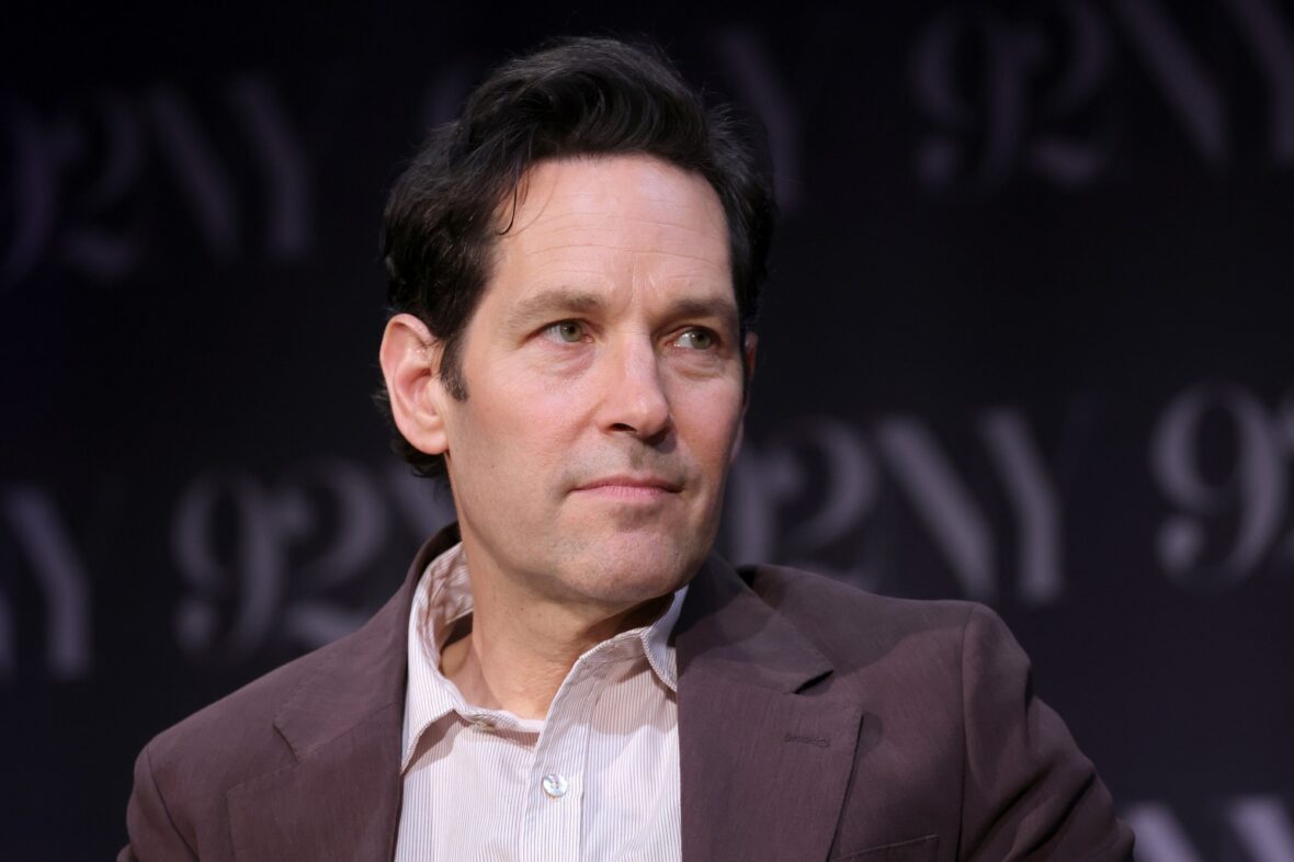 Paul Rudd and Nick Jonas attend an In Conversation event with Josh Horowitz