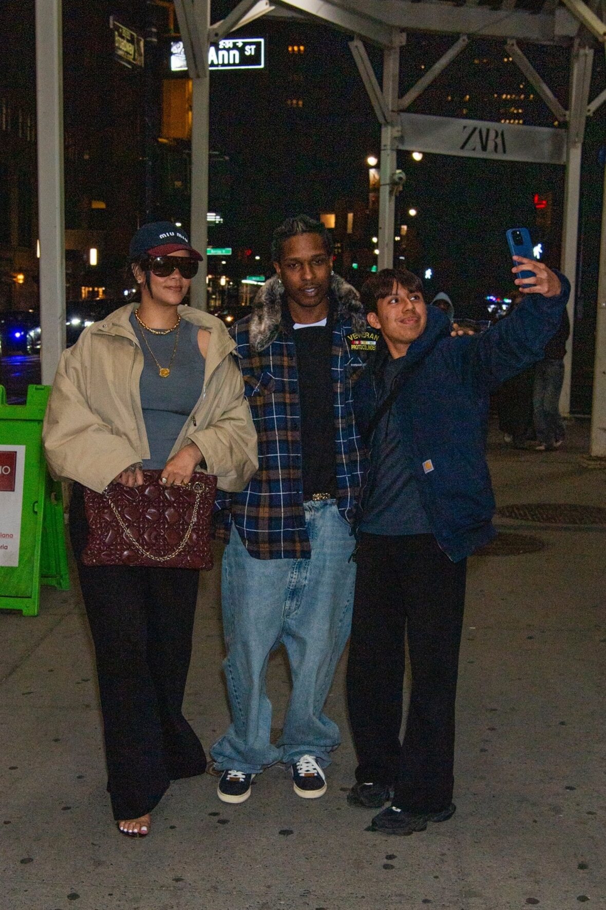 Rihanna A$AP Rocky Zara NYC