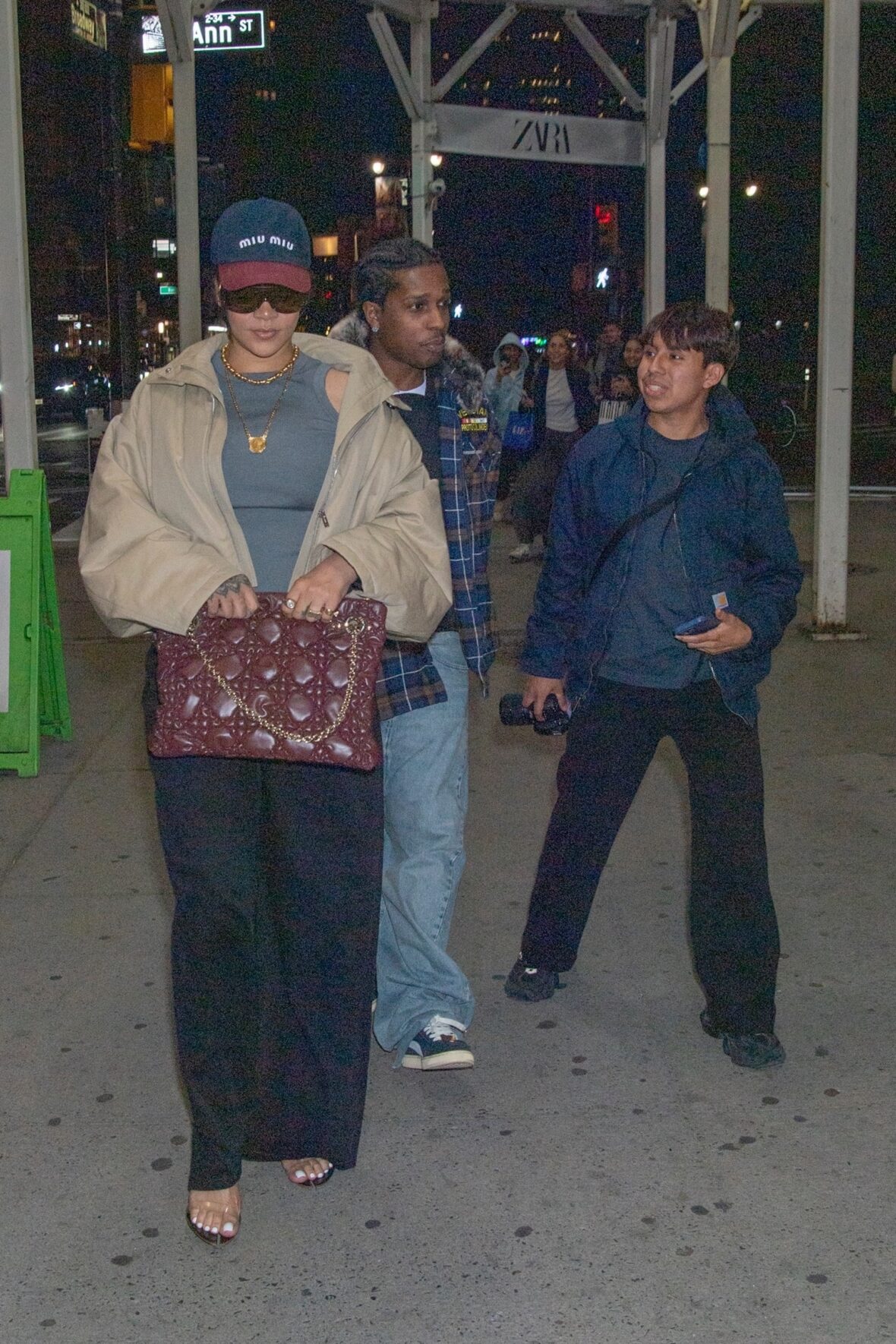 Rihanna A$AP Rocky Zara NYC