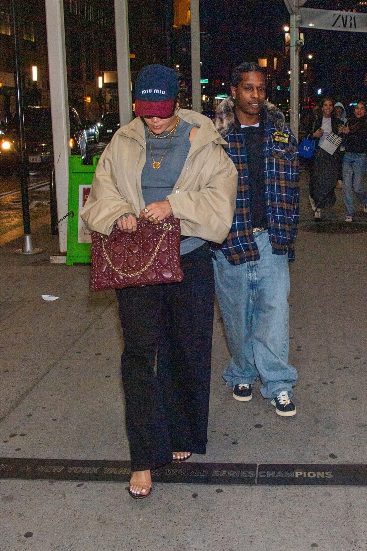 Rihanna A$AP Rocky Zara NYC