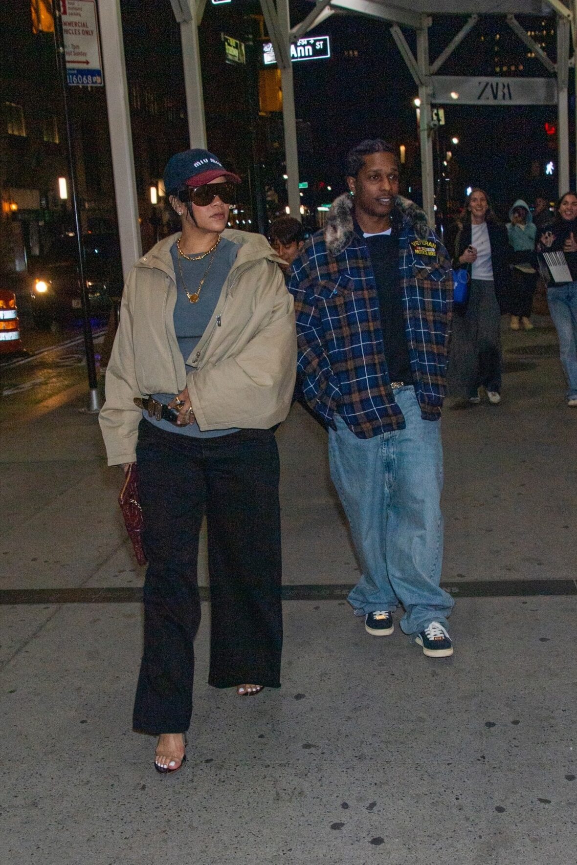 Rihanna A$AP Rocky Zara NYC