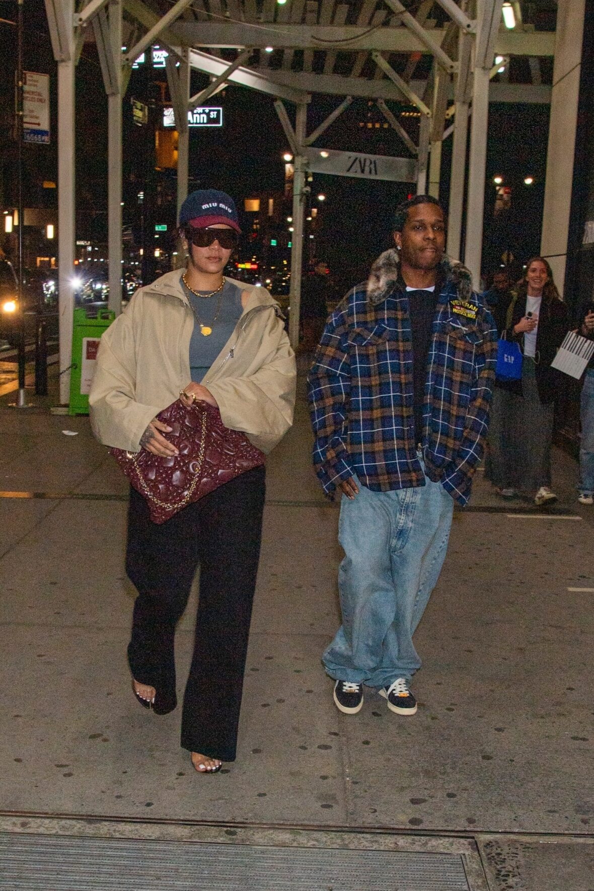 Rihanna A$AP Rocky Zara NYC