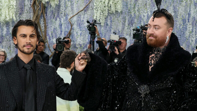 Sam Smith and Christian Cowan attend Met Gala after engagement