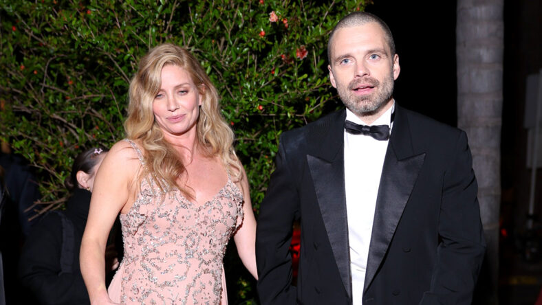 Sebastian Stan and Annabelle Wallis leave Fjord premiere in Cannes
