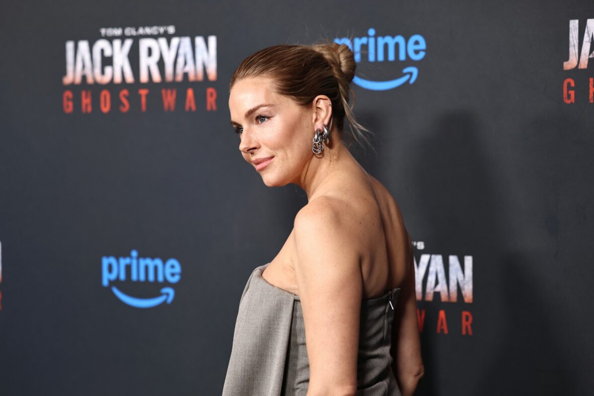 Sienna Miller attends Amazon MGM's "Tom Clancy's Jack Ryan: Ghost War" World Premiere