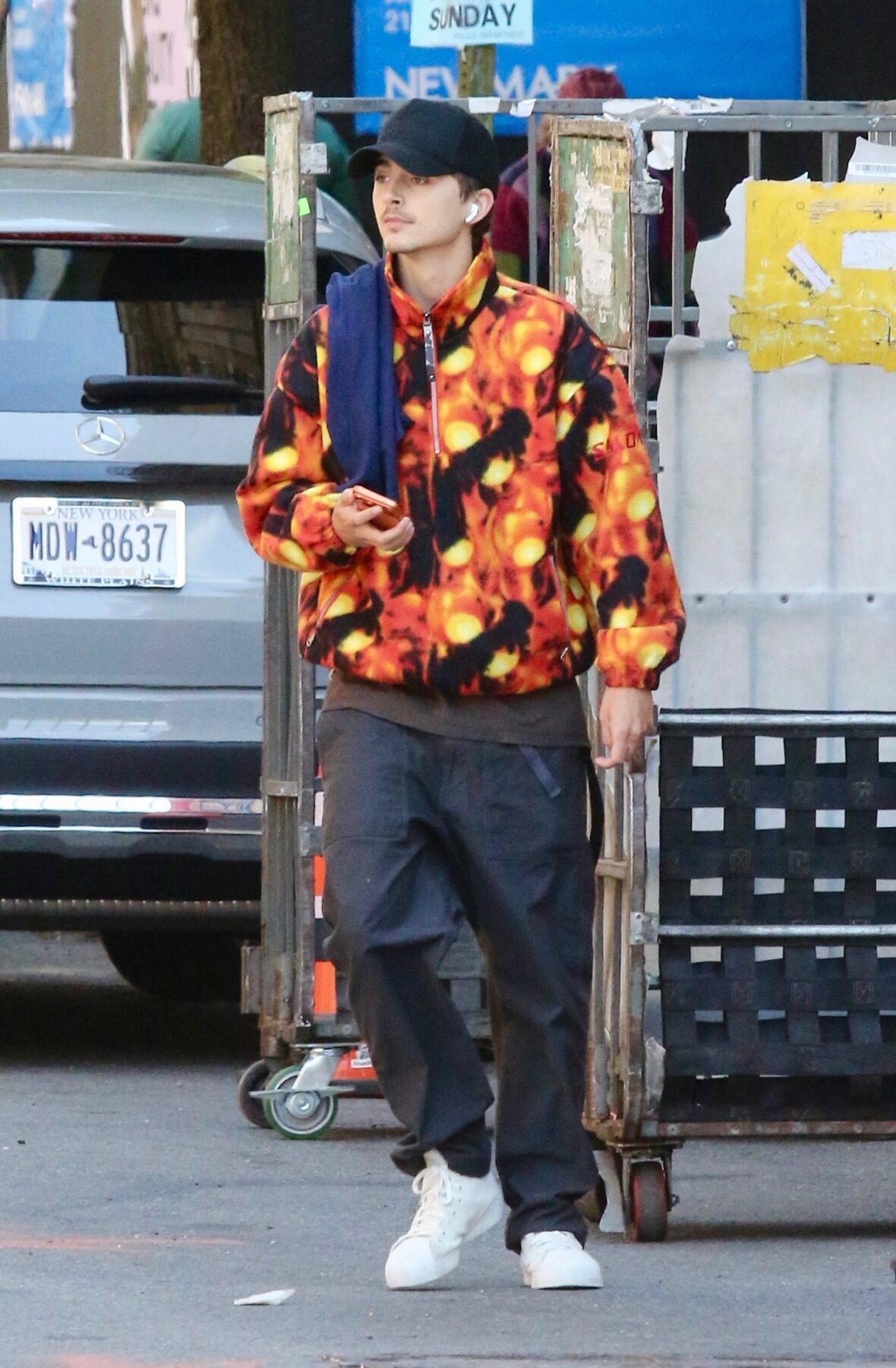Timothee Chalamet bike ride in nyc