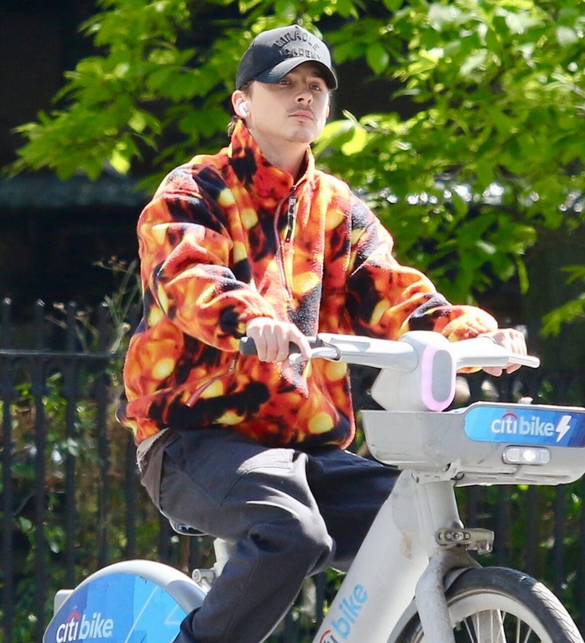 Timothee Chalamet bike ride in nyc