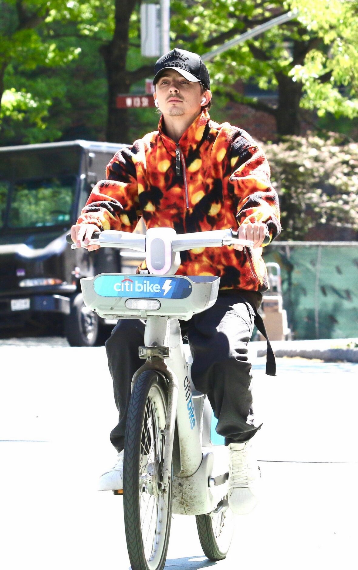 Timothee Chalamet bike ride in nyc