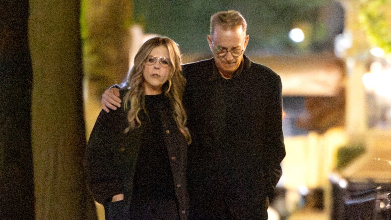 Tom Hanks and Rita Wilson on date