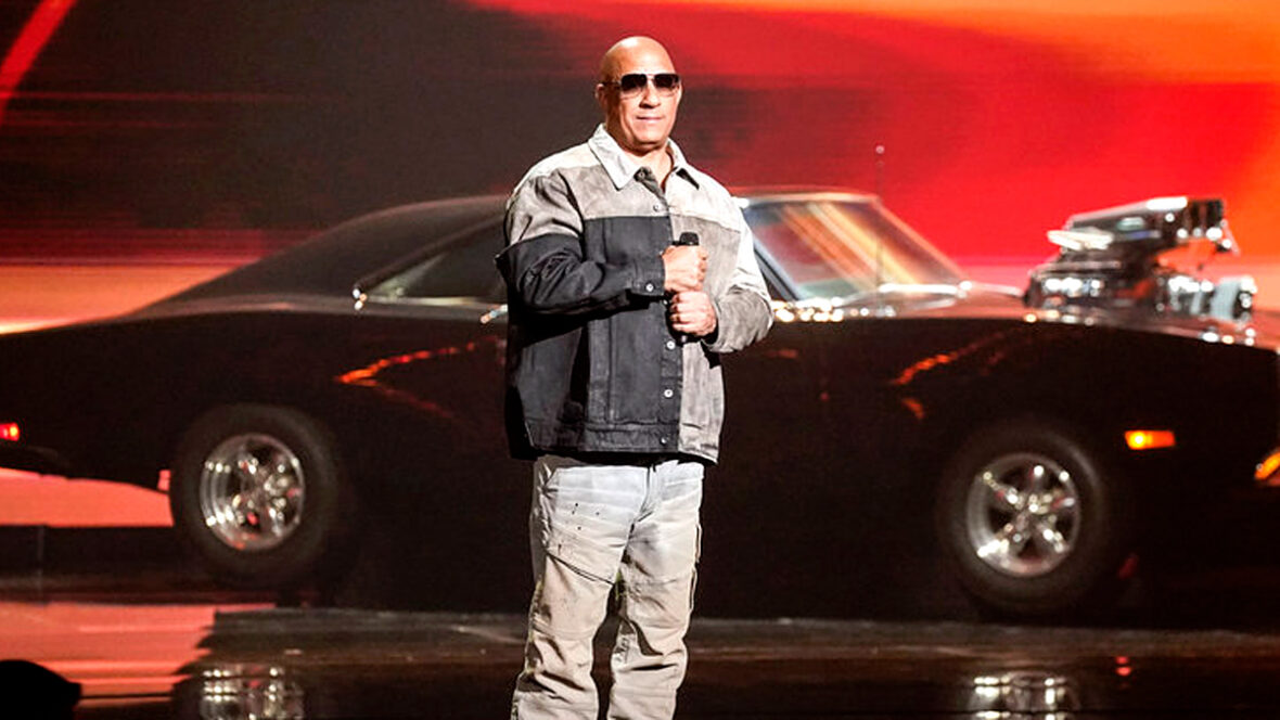 Vin Diesel at NBCUniversal Upfronts event