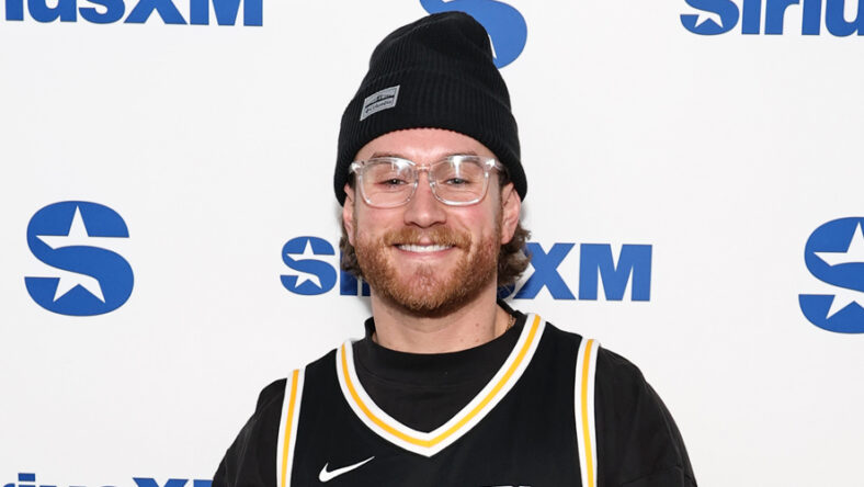 West Wilson posing at SiriusXM studios