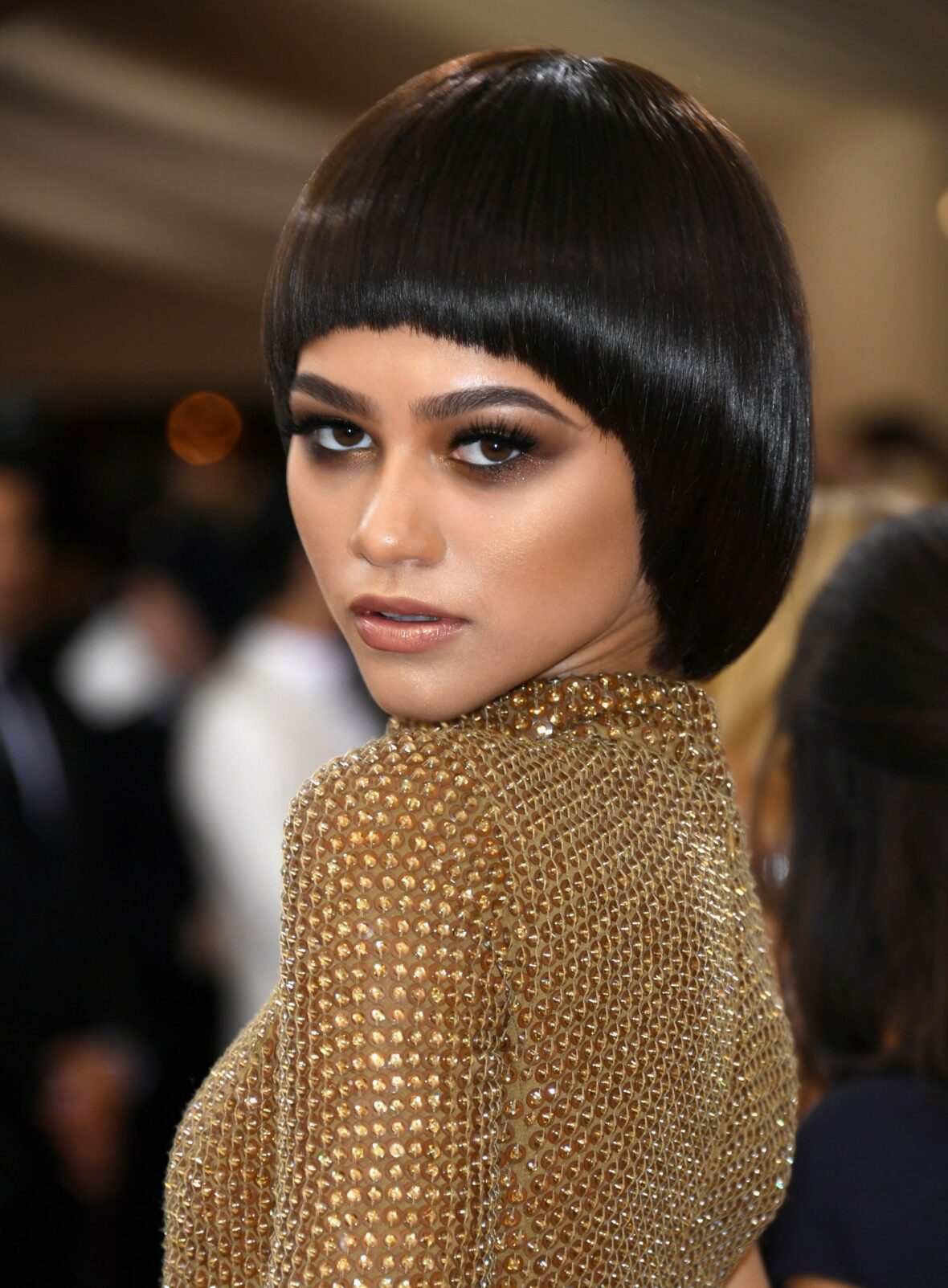 Zendaya passou na reunião de gala