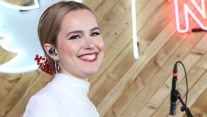 Bridgit Mendler performs at the NYLON's Happiest Of Hours