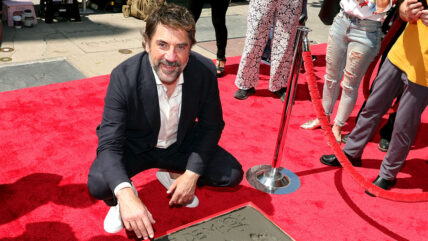 Javier Bardem at his Handprint and Footprint Ceremony at TCL Chinese Theatre